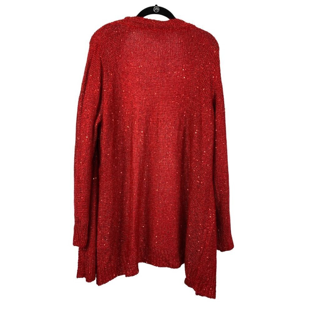Roz & Ali Women's Ruby Red Cardigan
